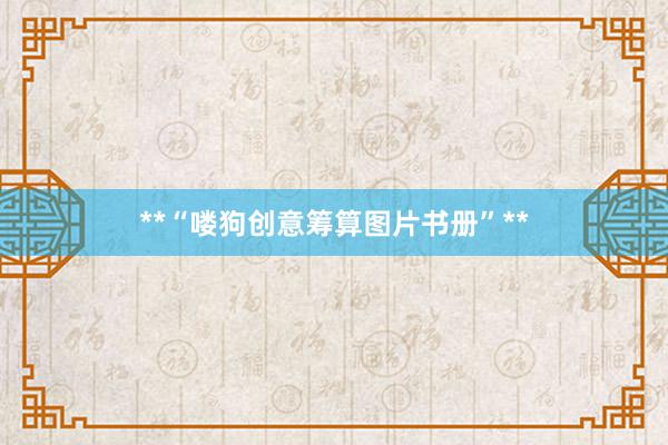 **“喽狗创意筹算图片书册”**